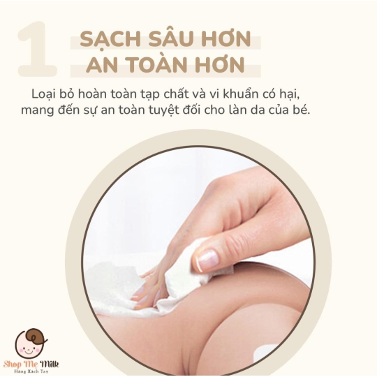 Khăn ướt Goo:by Hàn Quốc 100 Tờ ( Nhập khẩu)