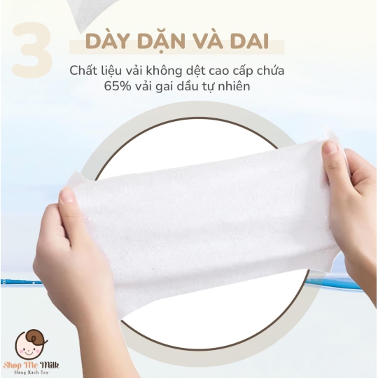 Khăn ướt Goo:by Hàn Quốc 100 Tờ ( Nhập khẩu)