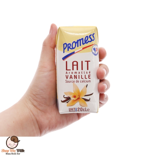 Sữa tươi hương Vanilla Promess hộp 200ml Pháp ( Thùng 24 hộp)