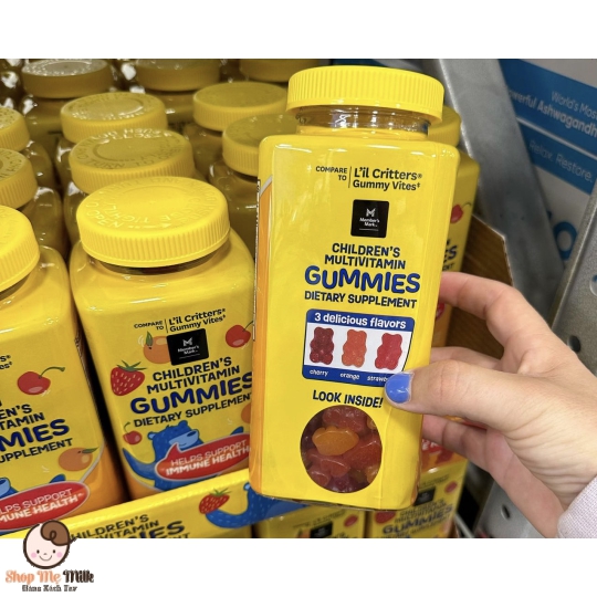 KẸO DẺO TỔNG HỢP VITAMIN VỊ TRÁI CÂY CHO TRẺ EM - MEMBER'S MARK CHILDREN'S MULTIVITAMIN GUMMIES, ASSORTED FRUIT FLAVORS (300 VIÊN)