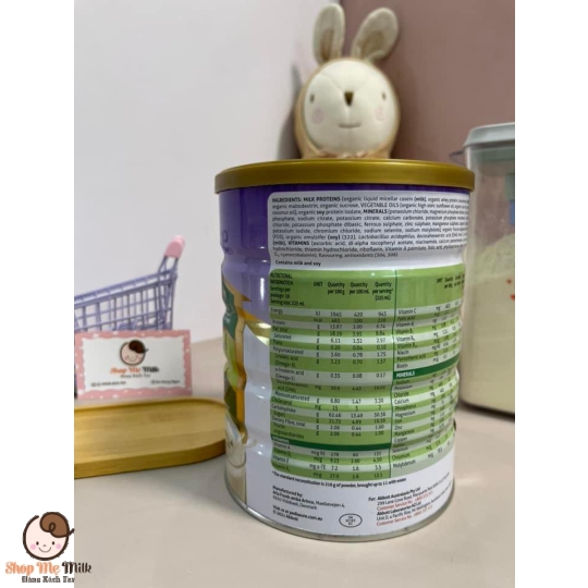 SỮA PEDIASURE ORGANIC ÚC CHO BÉ TỪ 1 ĐẾN 10 TUỔI (800G)