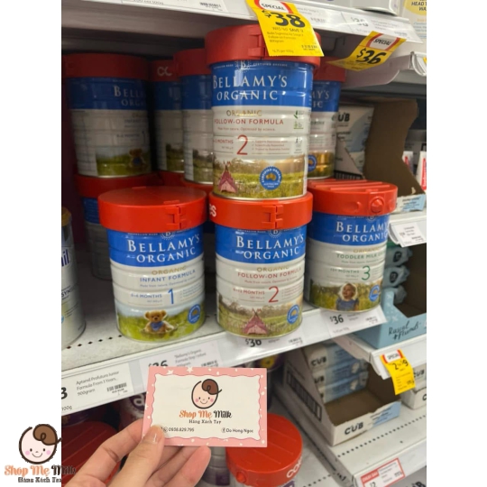 Sữa Bellamy Organic 800G Úc đạm A1