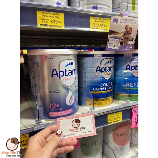 Sữa Aptamil Sensitive Toddler 12+ Úc 900G ( từ 1 tuổi)