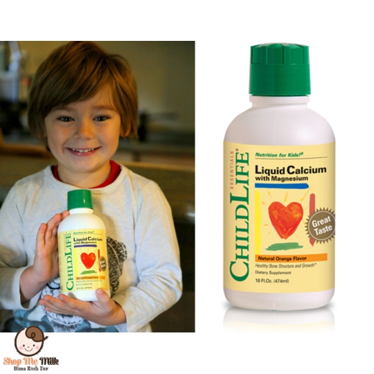 Canxi ChildLife bổ sung Canxi và Magie cho bé từ 6 tháng tuổi