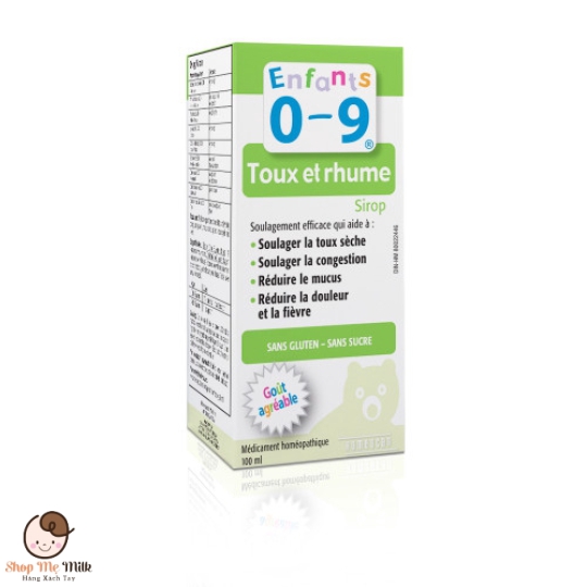 Siro trị ho, cảm cúm Canada Enfants Toux et Rhume cho bé từ 0-10 tuổi