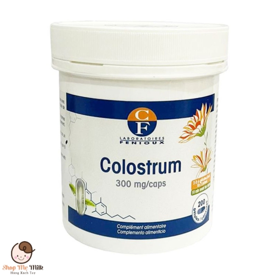 Sữa non Colostrum Fenioux Pháp hộp 200 viên dạng con nhộng ( từ sơ sinh & người lớn)