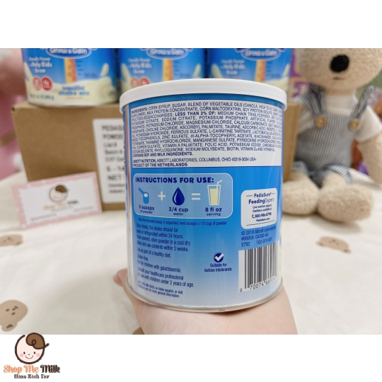 Sữa pediasure Mỹ Grow & Gain 397g( trẻ từ 1-13 tuổi)