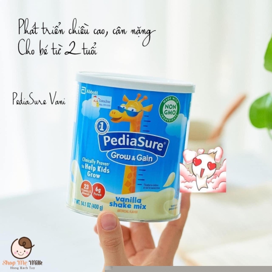 Sữa pediasure Mỹ Grow & Gain 397g( trẻ từ 1-13 tuổi)