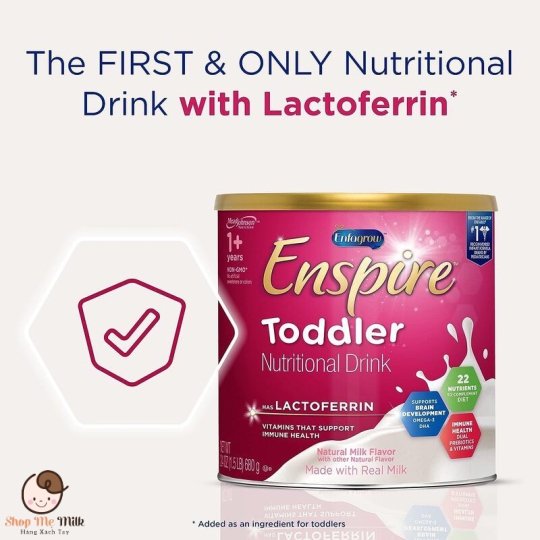 Sữa Enfagrow Enspire Toddler Nutritional Drink Mỹ 680g cho bé từ 1 tuổi