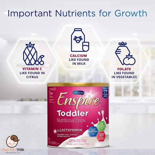 Sữa Enfagrow Enspire Toddler Nutritional Drink Mỹ 680g cho bé từ 1 tuổi
