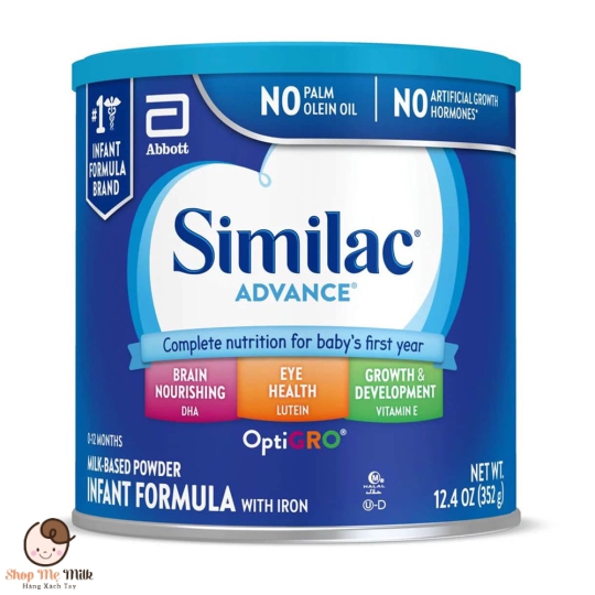 Sữa Similac cho bé từ 0 đến 12 tháng tuổi Similac Advance Infant Formula with Iron 352g