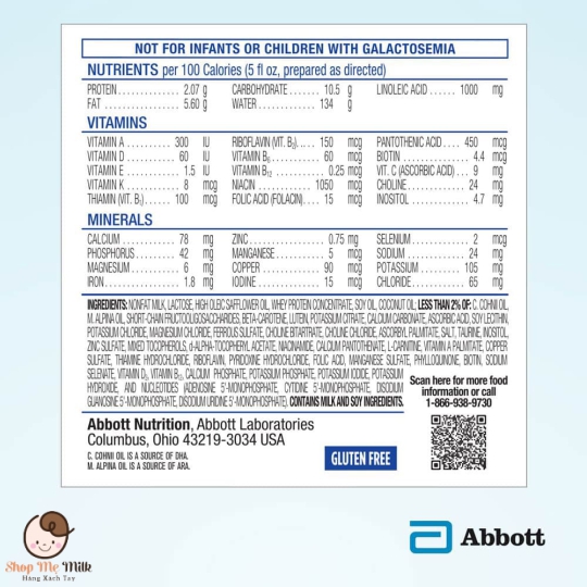 Sữa Similac cho bé từ 0 đến 12 tháng tuổi Similac Advance Infant Formula with Iron 352g