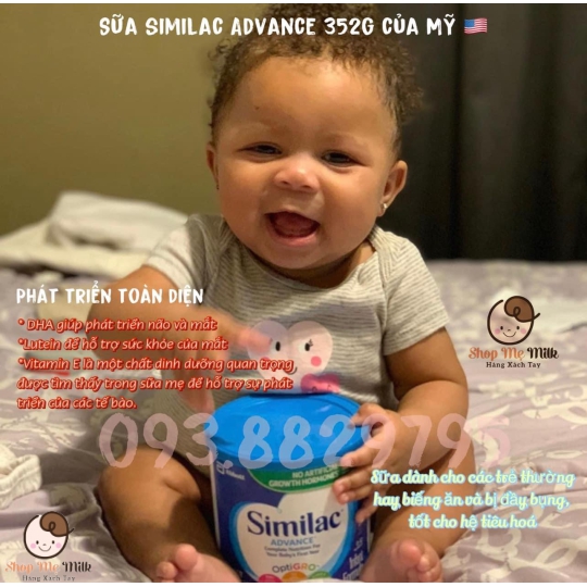 Sữa Similac cho bé từ 0 đến 12 tháng tuổi Similac Advance Infant Formula with Iron 352g