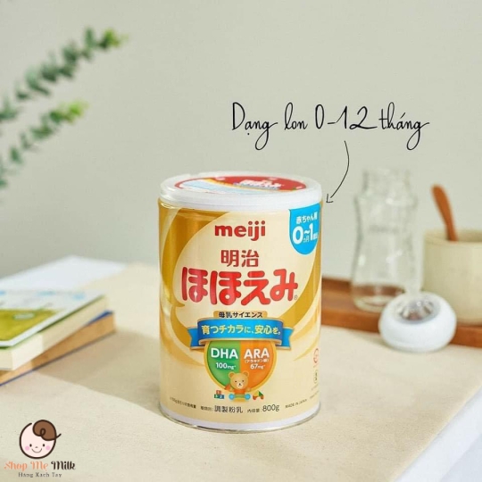 Sữa Meiji số 0 nội địa Nhật 800g cho bé 0-12 tháng 900g