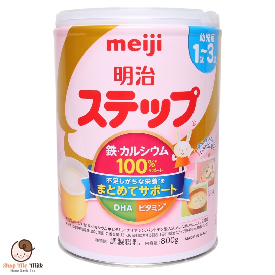 Sữa Meiji Nhật nội địa cho trẻ 1-3 tuổi lon 800g