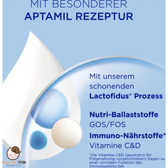 Sữa Aptamil Đức Số 2 Cho Trẻ Trên 6 Tháng Tuổi 800g