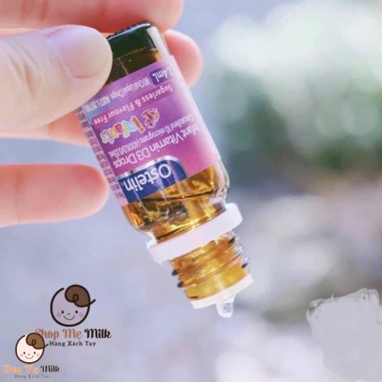 Vitamin D3 Drops Ostelin 2.4ml Úc cho bé từ sơ sinh (D3 Giọt)