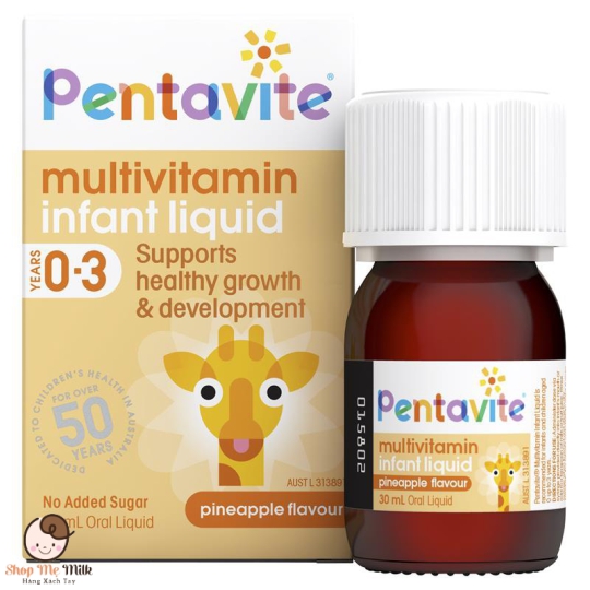 Vitamin Tổng hợp Petavite Multivitamin infant Liquid Úc 30ml ( 0tuổi -3 tuổi)