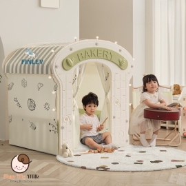 Nhà lều Finley & bàn lego cho bé từ 1 tuổi ( Thiết kế nhựa abs cao cấp dầy dặn an toàn )