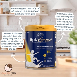 Sữa cho trẻ biếng ăn từ 1 tuổi Aptamil AptaGrow 1+ của Úc hộp 900g - Hàng Air