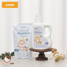 NƯỚC GIẶT ĐỒ SƠ SINH HỮU CƠ K-MOM HÀN QUỐC (TÚI 1300ML)