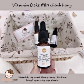 Sunday Natural Vitamin D3 K2 MK7 200IE Hỗ Trợ Tăng Chiều Cao, Chống Còi Xương 20 ml