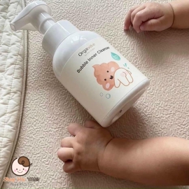 Bọt vệ sinh mông cơ thể Orgabebe Hàn Quốc 300ml ( tặng kèm nước giặt hữu cơ Mini)