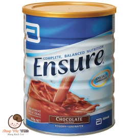 Sữa Ensure vị Chocolate 850G của Úc Hàng Air