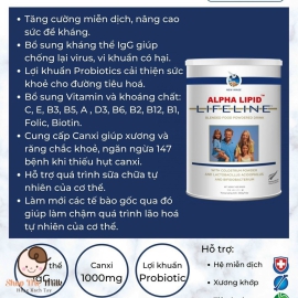 Sữa non alpha lipid nội địa Úc 450G ( Lon Full chữ tiếng anh xách tay)