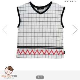 Áo gile moimoln mỏng made in korea ( size 110cm)