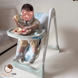Ghế ăn dặm Finley Hinton đa năng chỉnh cao thấp gấp gọn cho bé ăn dặm ( Bảo hành)