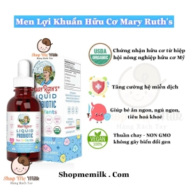 Men lợi khuẩn hữu cơ Mary Ruth
