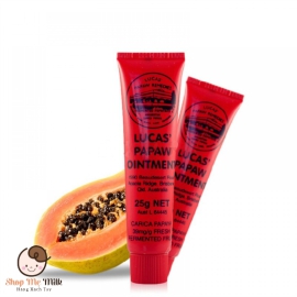 Kem Lucas Pawpaw đa năng của Úc 25g ( Bôi da bé, bôi môi khô nứt, viêm chàm da)