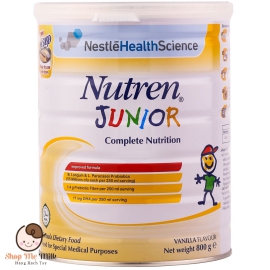 Sữa béo Clinutren Junior Thuỵ Sỹ 800G ( Bé từ 2 tuổi- 10 tuổi)