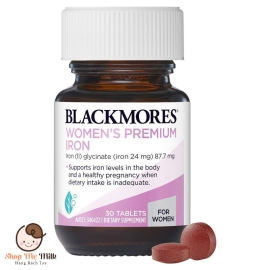 Viên uống bổ sung sắt Blackmores Úc 30 viên