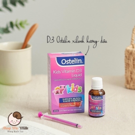 Vitamin D3 Liquid Ostelin 20ml Úc bé từ 6 tháng tuổi
