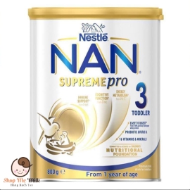 Sữa Nan SupremePro Úc số 3 Lon 800g ( Bé từ 1 tuổi - dị ứng đạm bò TP1P)