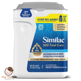 Sữa Similac 360 total Care 1.13kg cho bé từ 0-12 tháng của Mỹ - Hàng Air