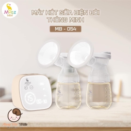 Máy Hút sữa điện đôi Moaz Bé.Bé 10 cấp độ MB -054 ( Bảo hành 1 năm)