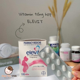 Vitamin tổng hợp Elevit cho bà bầu 100 viên của Úc hàng Air
