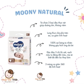 Bỉm Moony Nature Quần size M Nhật
