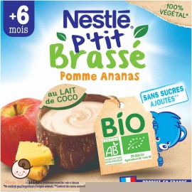 SỮA CHUA THUẦN CHAY NESTLE BIO - VỊ TÁO DỨA (60G) - 6 MONTH+