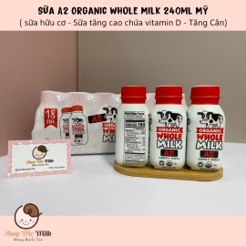 SỮA TƯƠI A2 PROTEIN ORGANIC WHOLEMILK