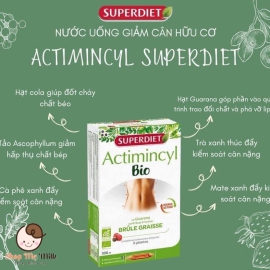 Đốt mỡ ACTIMINCYL BIO SUPERDIET hữu cơ của Pháp ( Giảm mỡ an toàn)