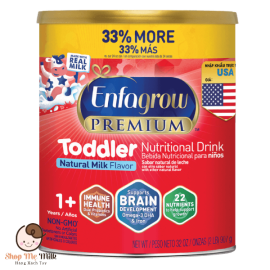 Sữa Enfagrow Premium Toodler Mỹ 907G Nhập Khẩu Dán Tem Phụ cho bé 1 +