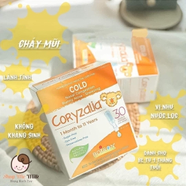 Muối uống vi lượng Coryzalia Boiron Pháp hộp 30 tép 5ml