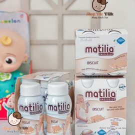 Sữa bầu Matilia Vị Biscuit Pháp 200ml ( lốc 4 chai)