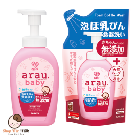 Nước rửa bình Arau nhật bản tạo bọt chai 500Ml