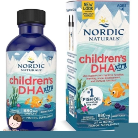 DHA EXTRA NORDIC MỸ 880Mg ( Liều cao cho bé từ 1-6 tuổi) 60ml