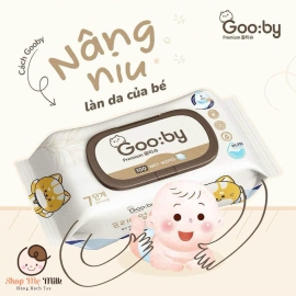 Khăn ướt Goo:by Hàn Quốc 100 Tờ ( Nhập khẩu)